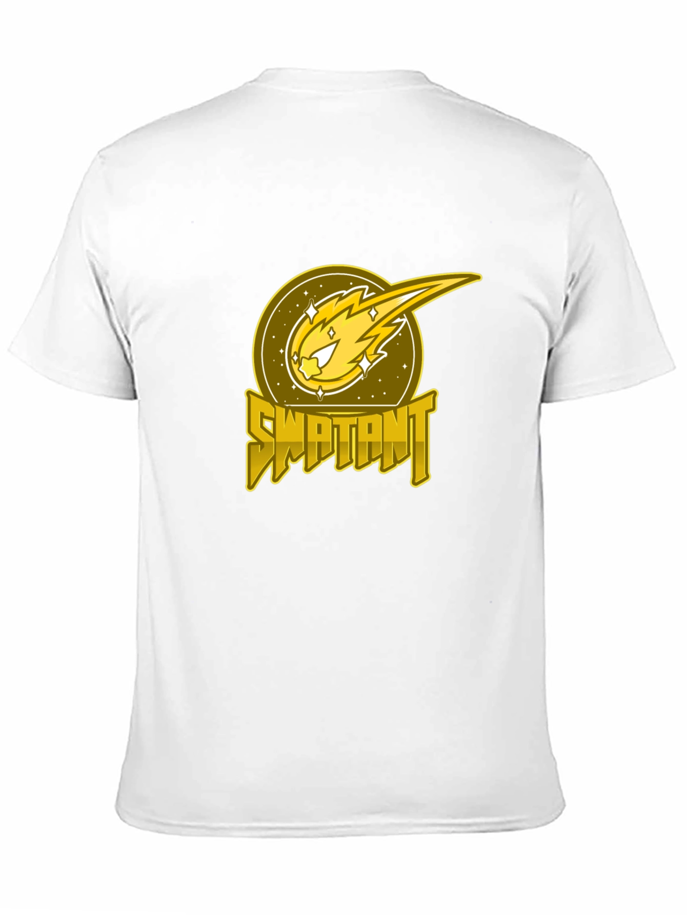 Swaptant Comet Graphic Black T-Shirt
