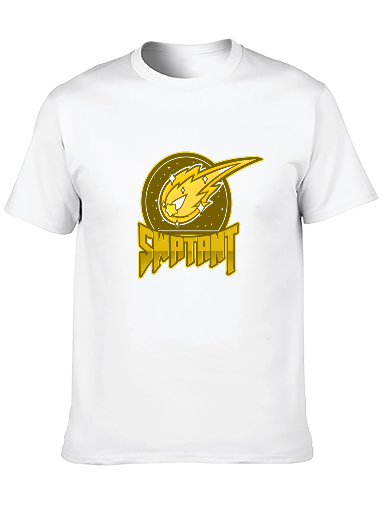 Swaptant Comet Graphic Black T-Shirt