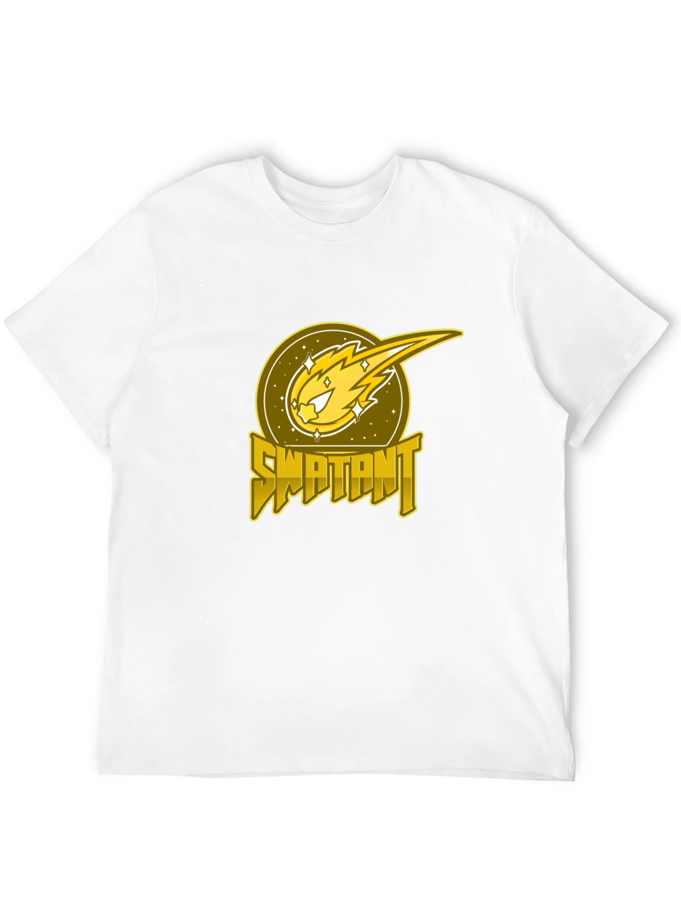 Swaptant Comet Graphic Black T-Shirt