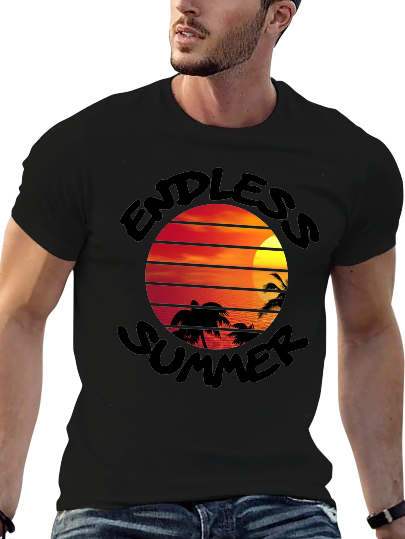Endless Summer Black T-Shirt