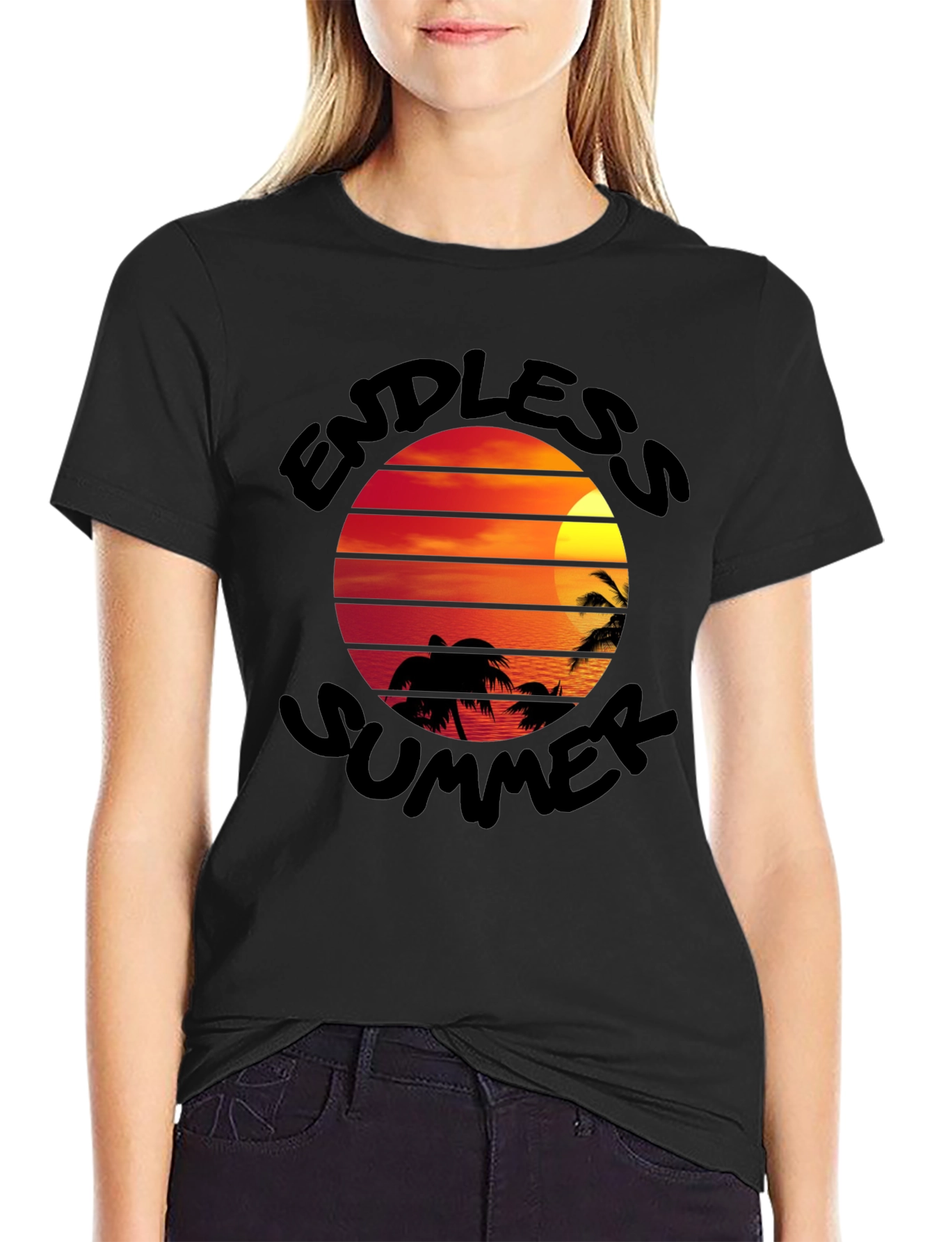 Endless Summer Black T-Shirt