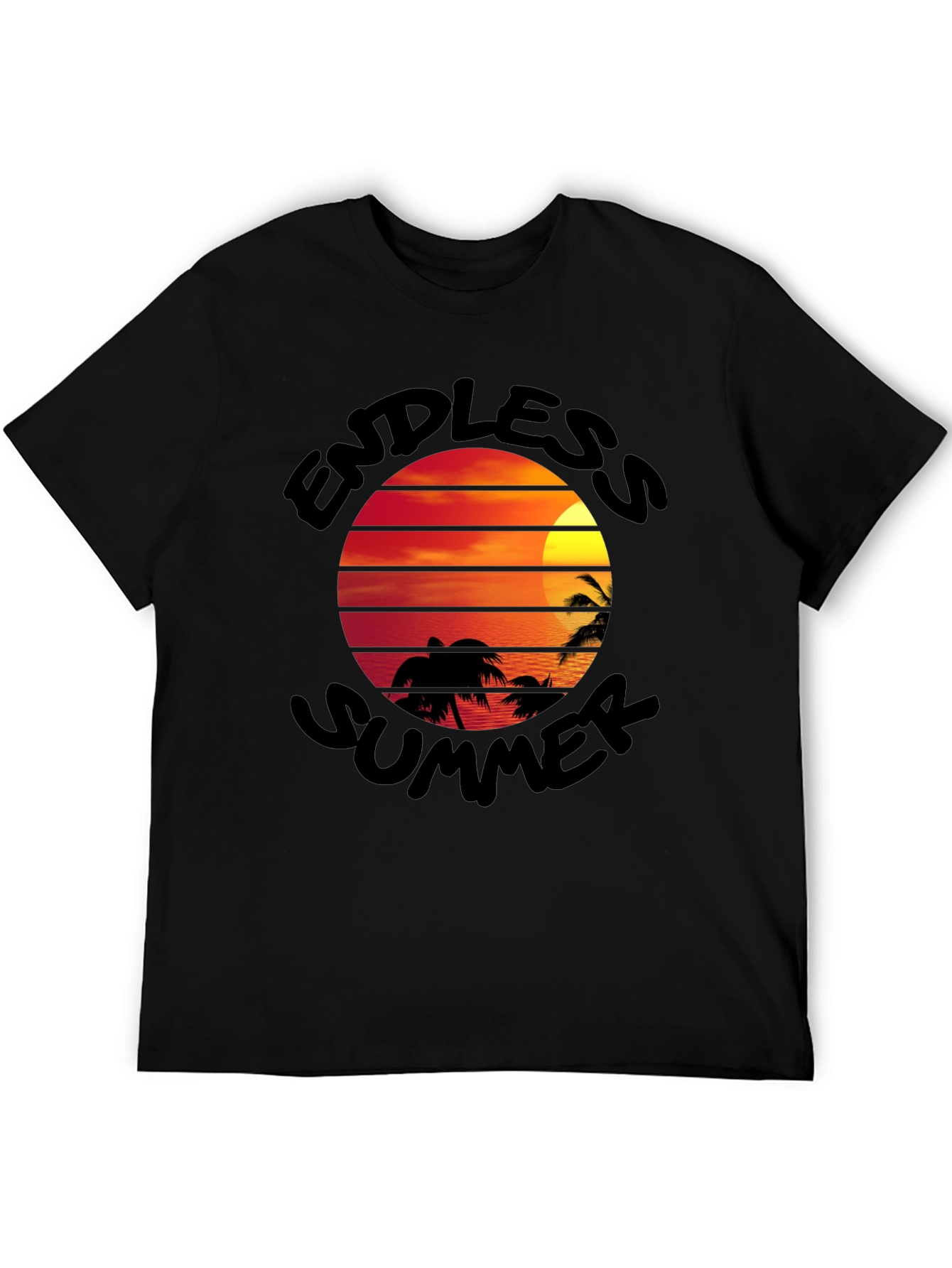 Endless Summer Black T-Shirt