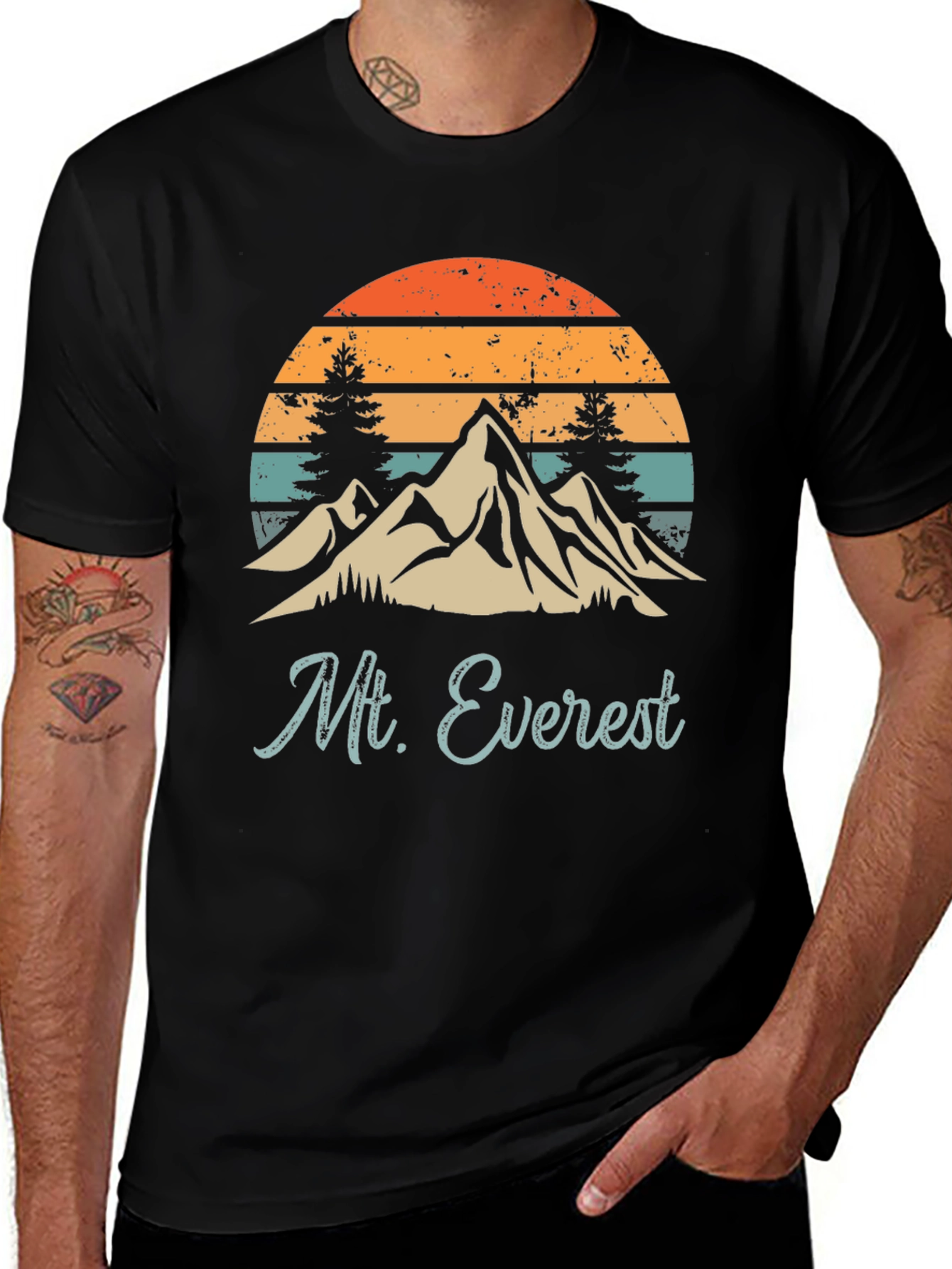 Mt. Everest Retro T-Shirt: Adventure Awaits!