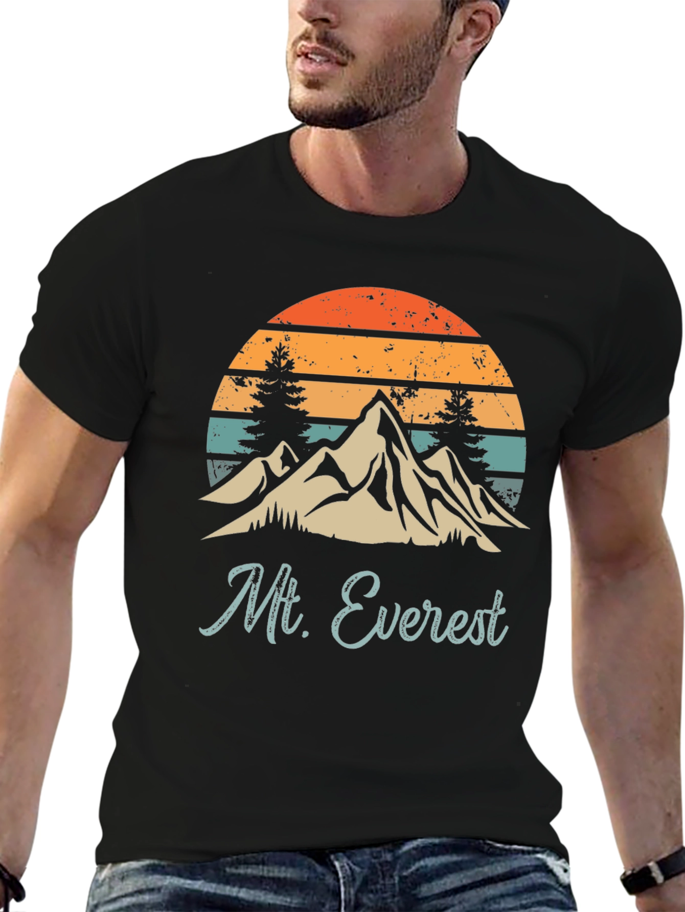 Mt. Everest Retro T-Shirt: Adventure Awaits!