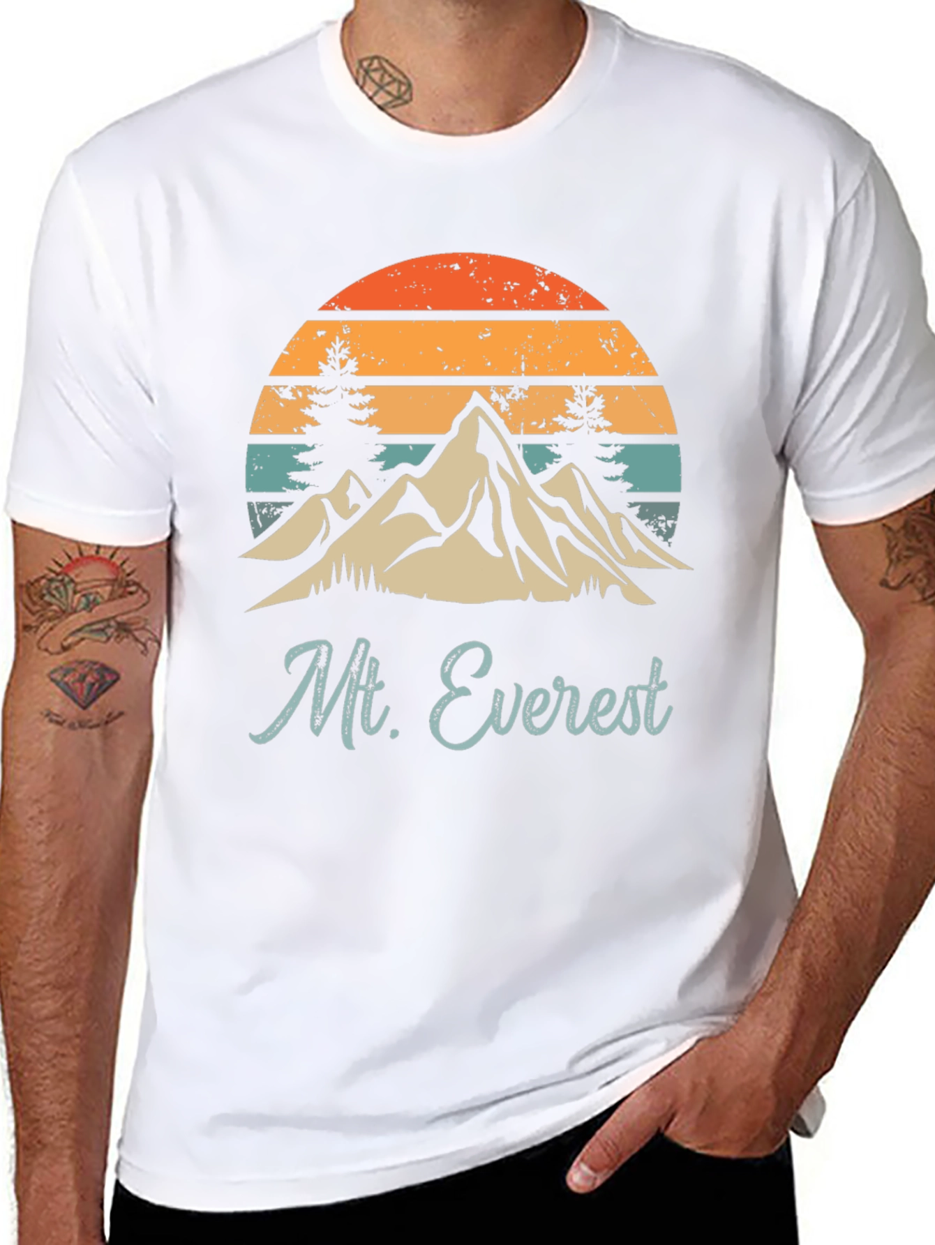 Mt. Everest Retro T-Shirt: Adventure Awaits!