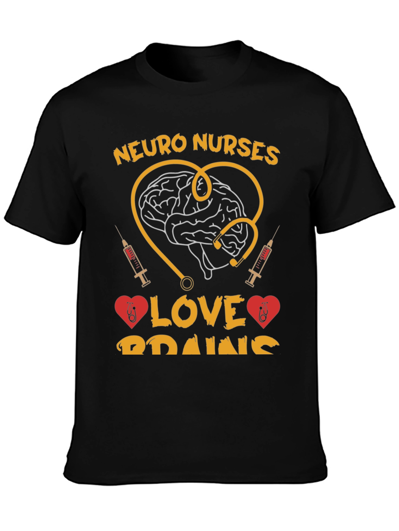 Neuro Nurses Brain Love T-Shirt