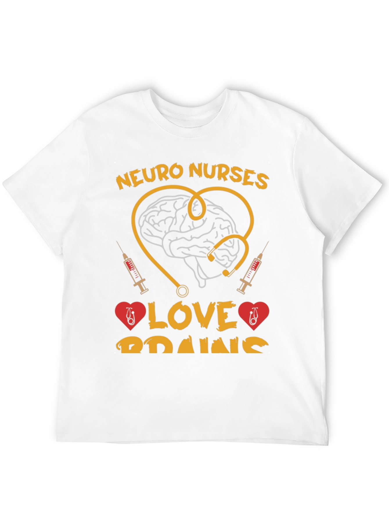Neuro Nurses Brain Love T-Shirt