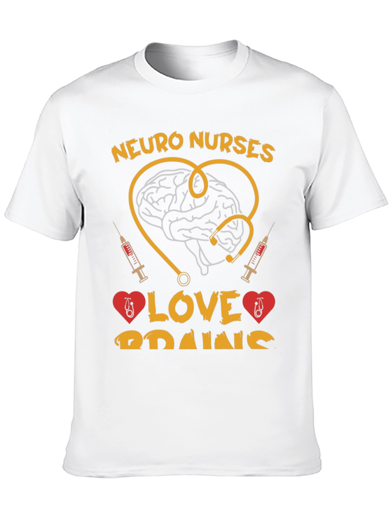 Neuro Nurses Brain Love T-Shirt