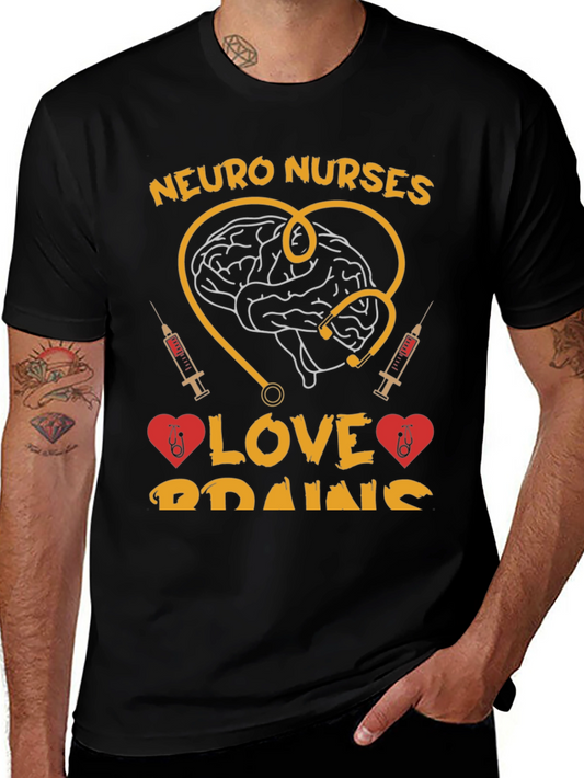 Neuro Nurses Brain Love T-Shirt