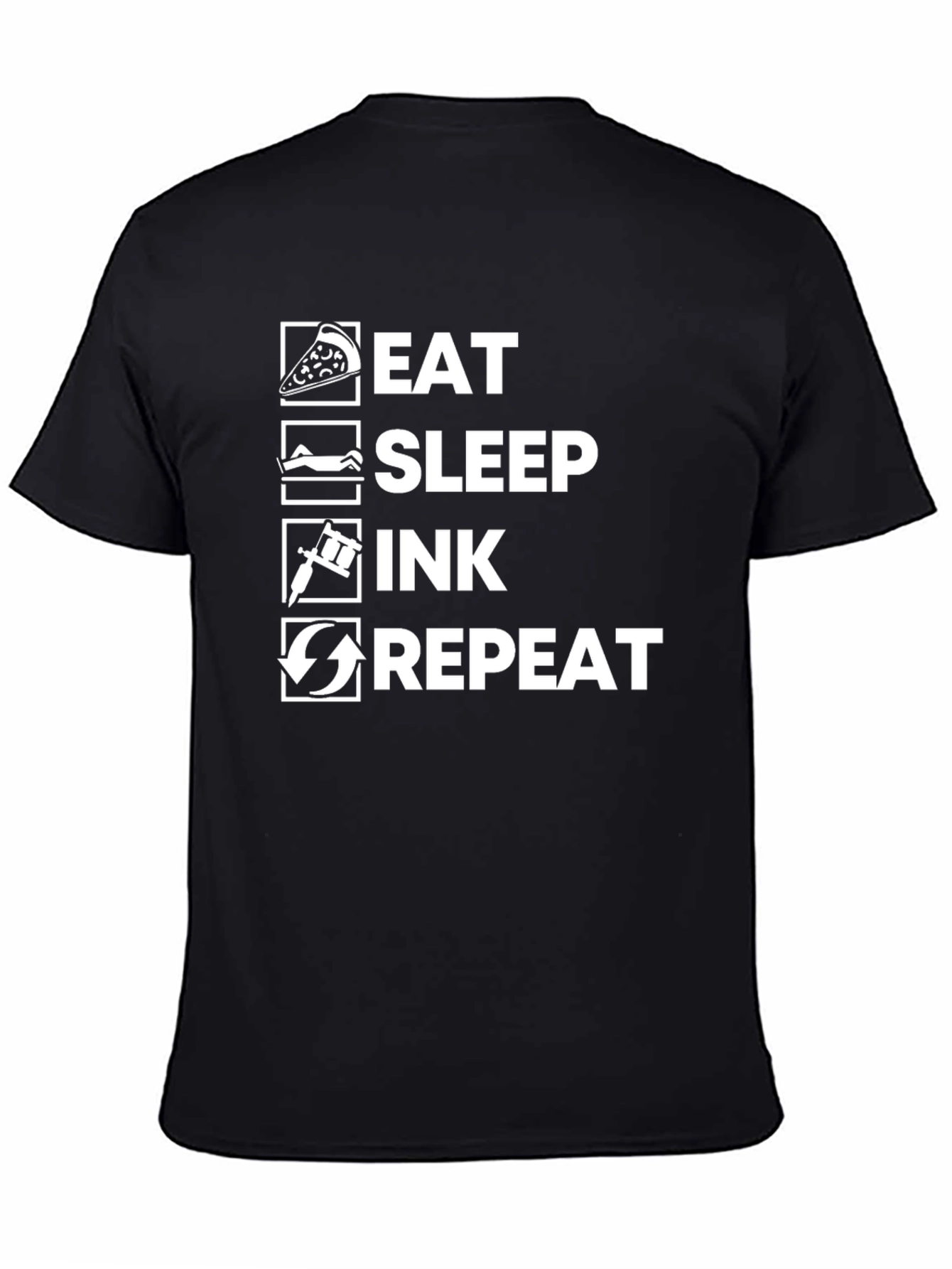Eat Sleep Ink Repeat Tattoo Lover T-Shirt