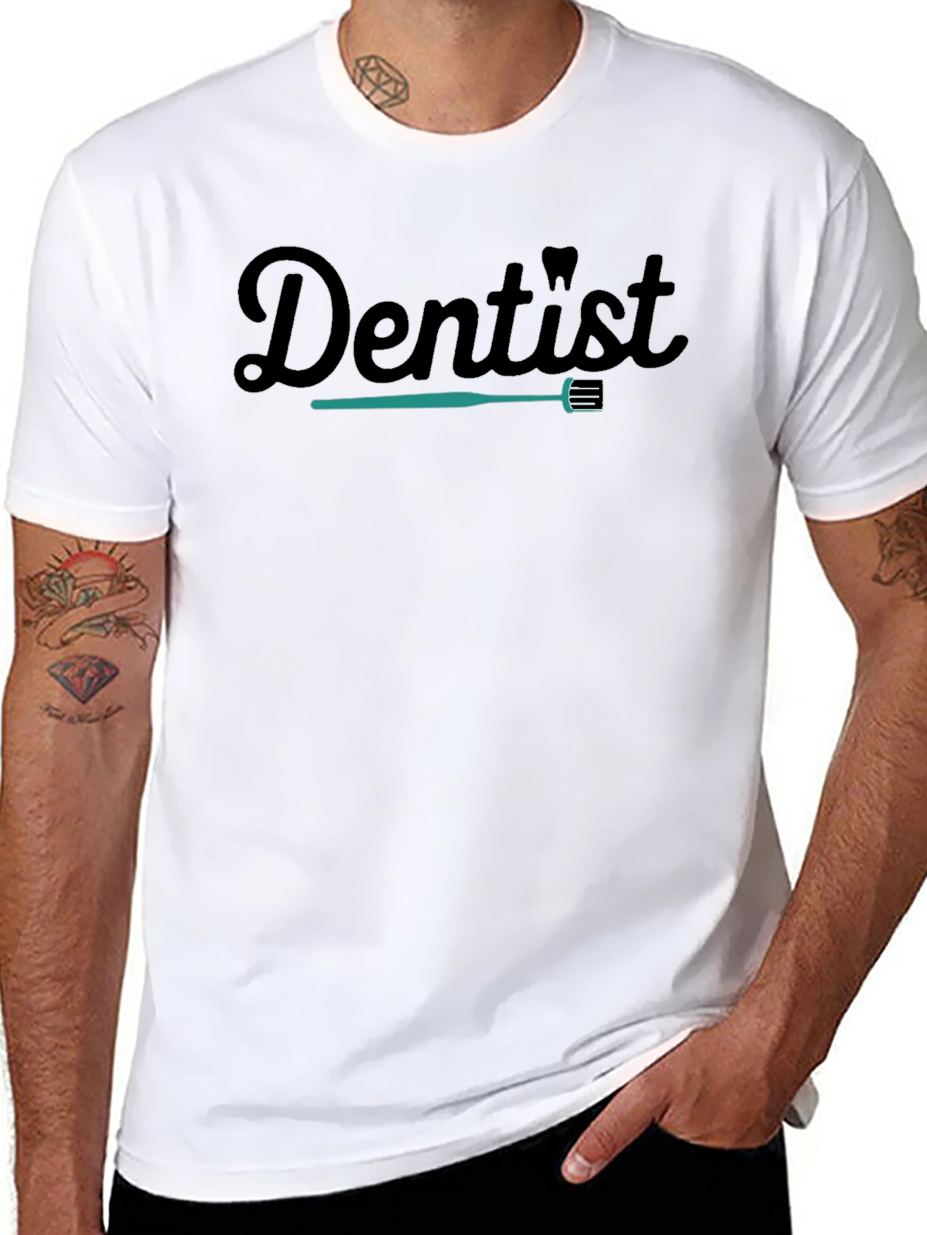 Dentist T-Shirt - Dental Tooth Brush Tee