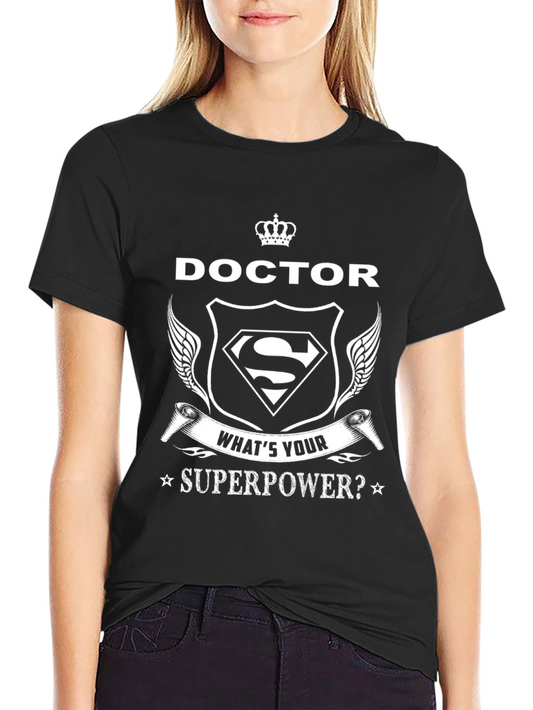 Doctor Superpower T-Shirt - Black