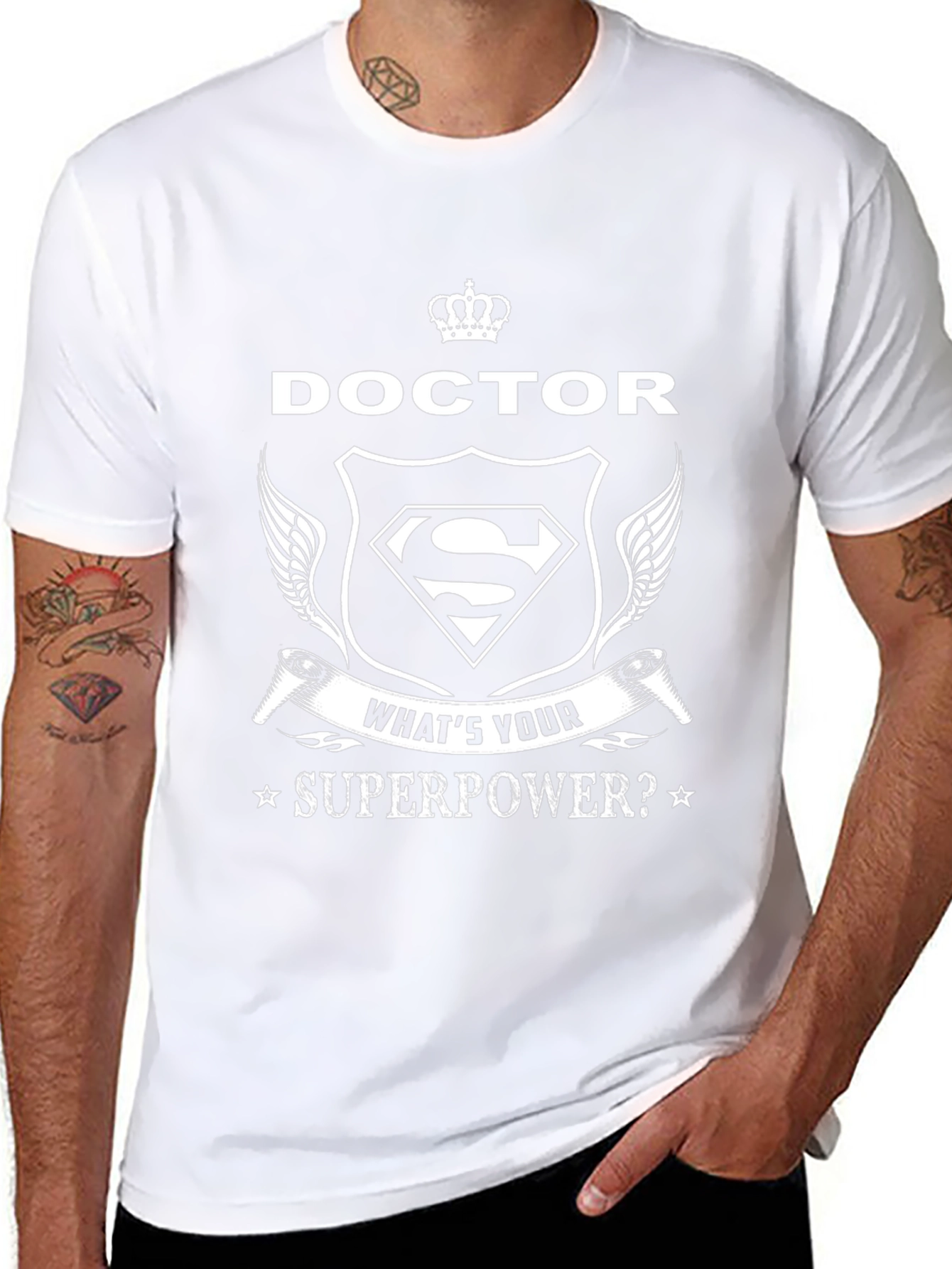Doctor Superpower T-Shirt - Black
