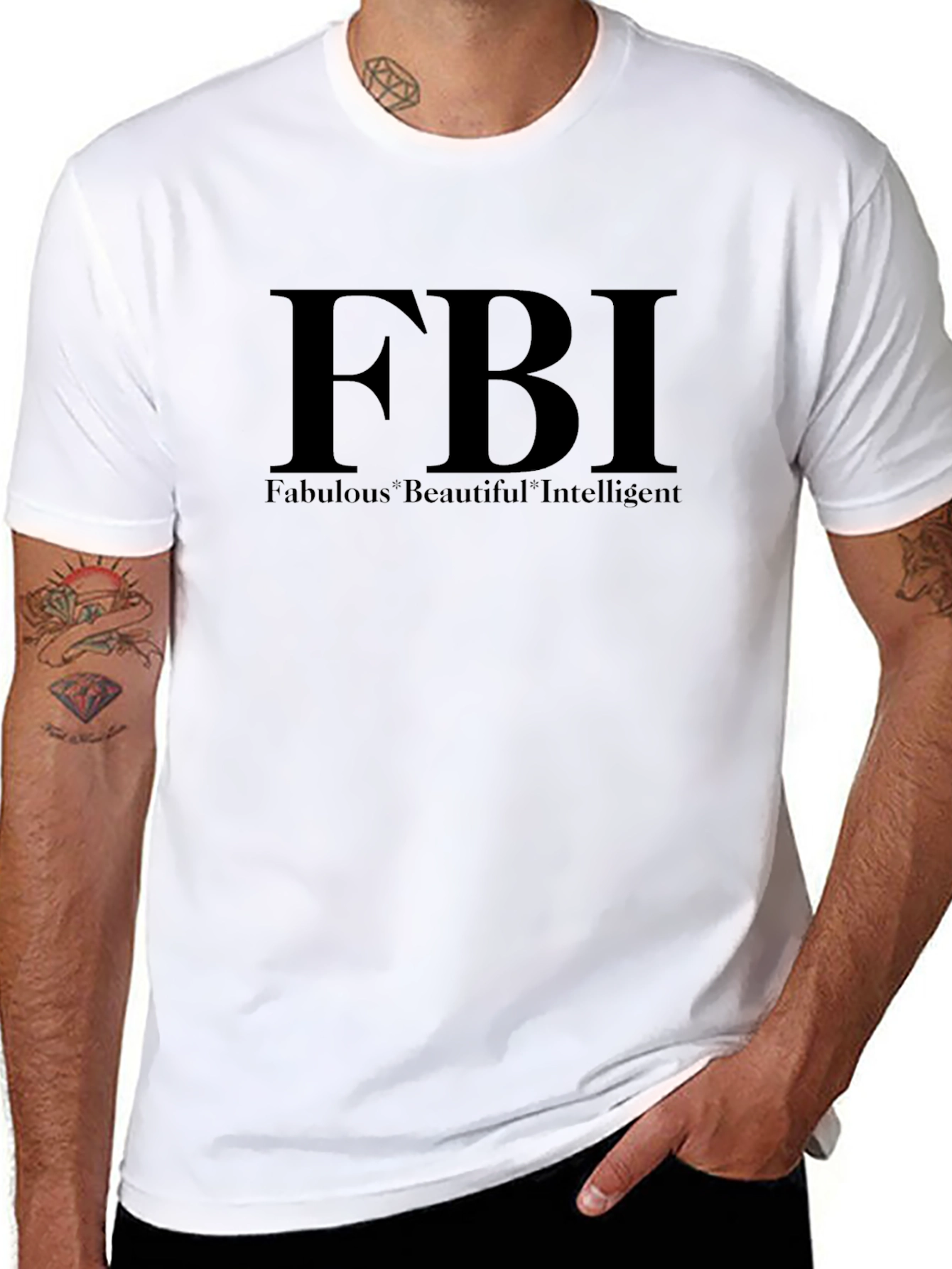 FBI Funny Slogan Graphic T-Shirt