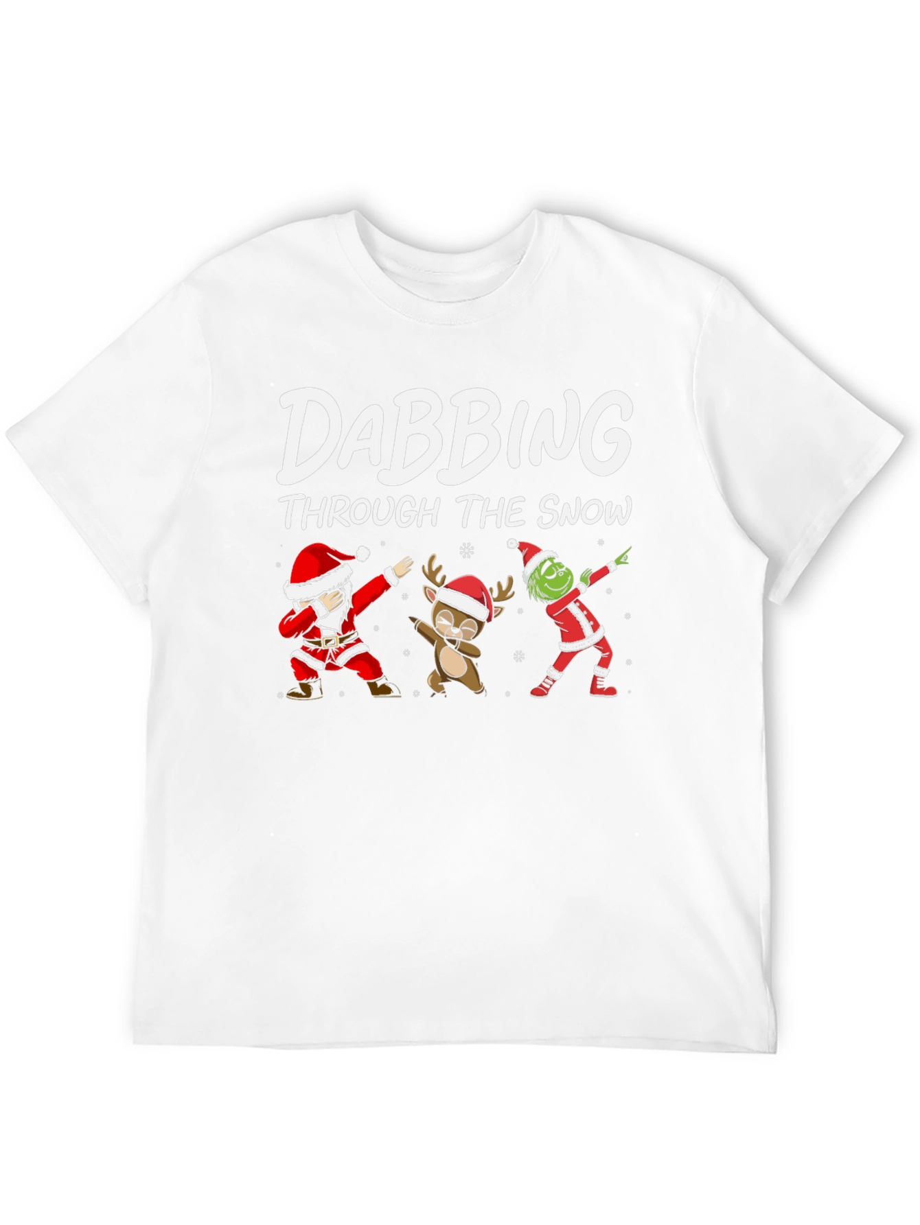 Dabbing Through the Snow Christmas T-Shirt
