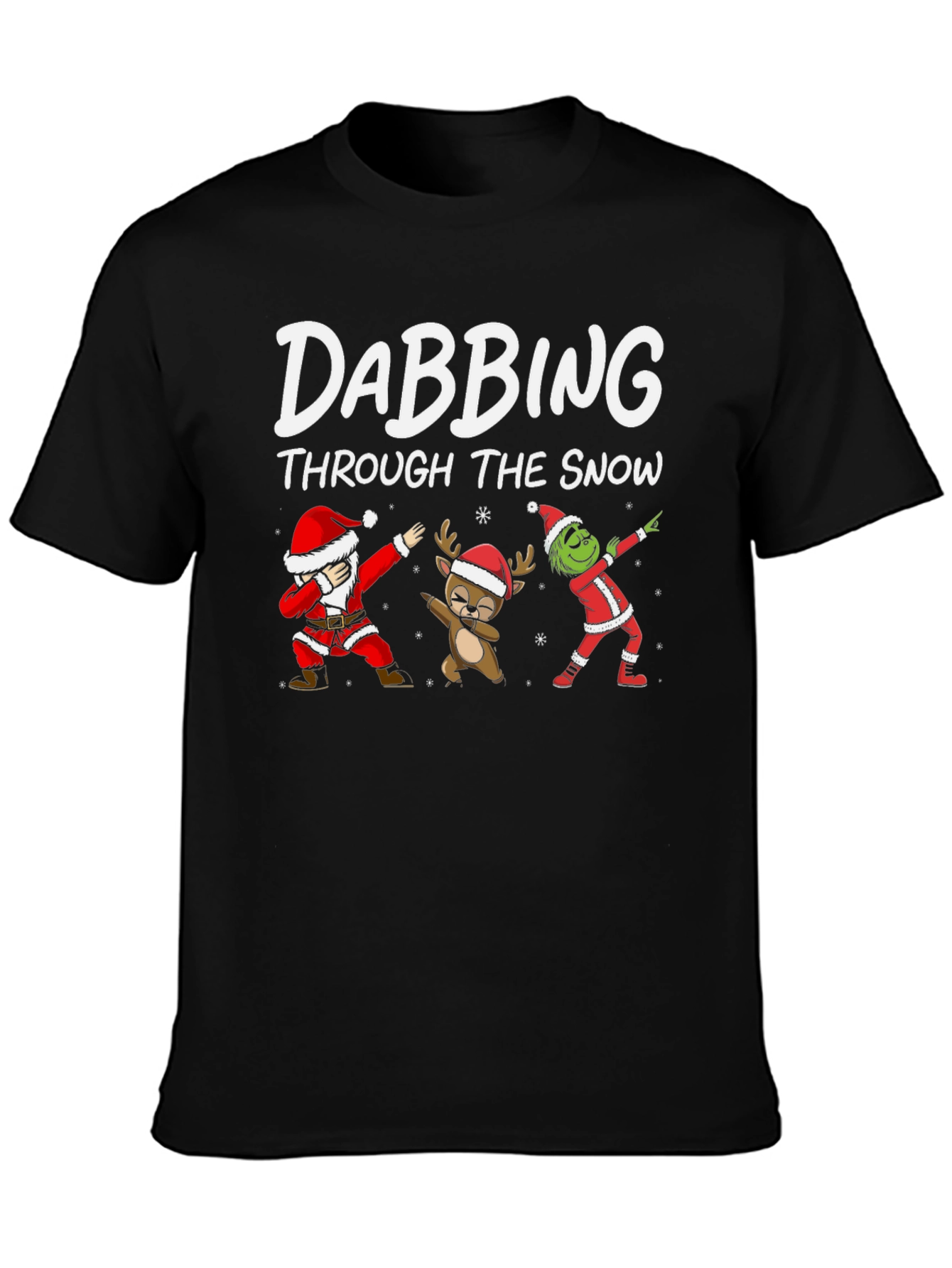 Dabbing Through the Snow Christmas T-Shirt