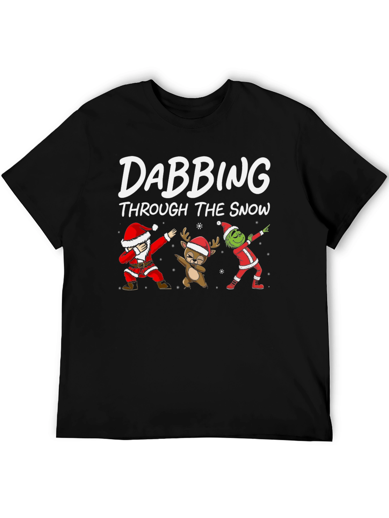 Dabbing Through the Snow Christmas T-Shirt