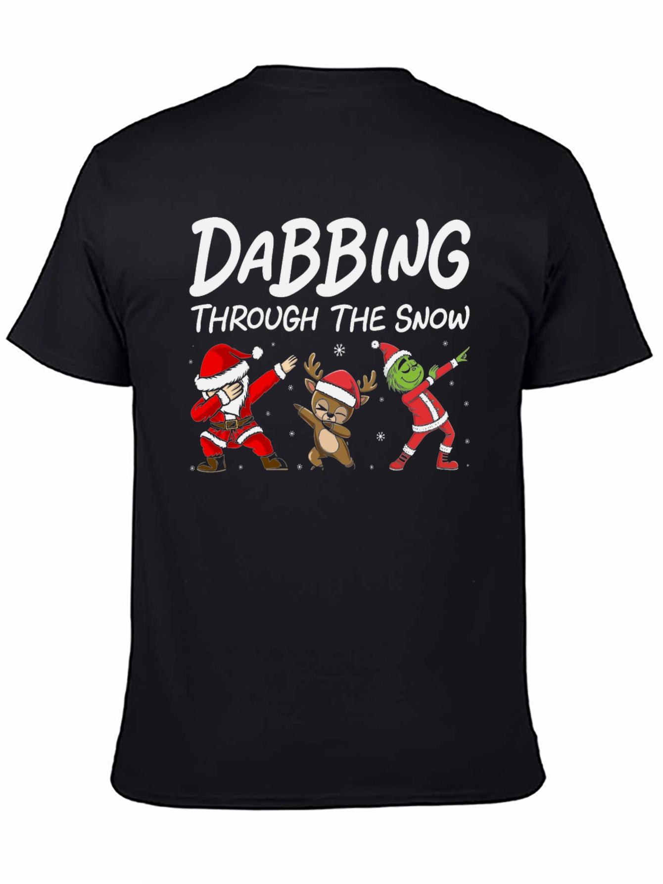 Dabbing Through the Snow Christmas T-Shirt