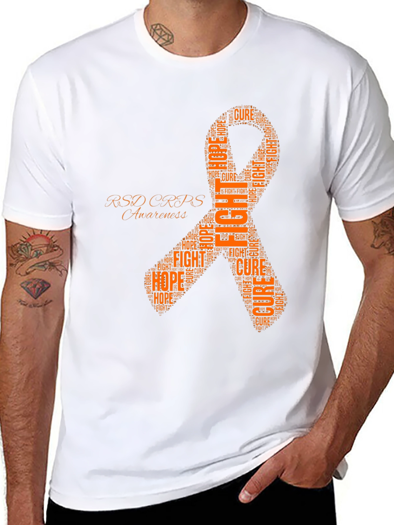 RSD CRPS Awareness T-Shirt Fight Hope Cure