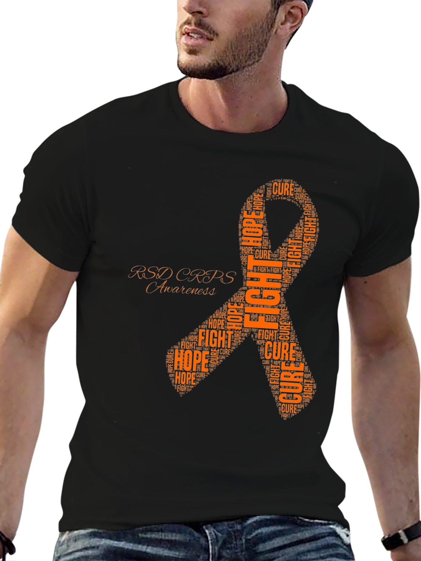 RSD CRPS Awareness T-Shirt Fight Hope Cure