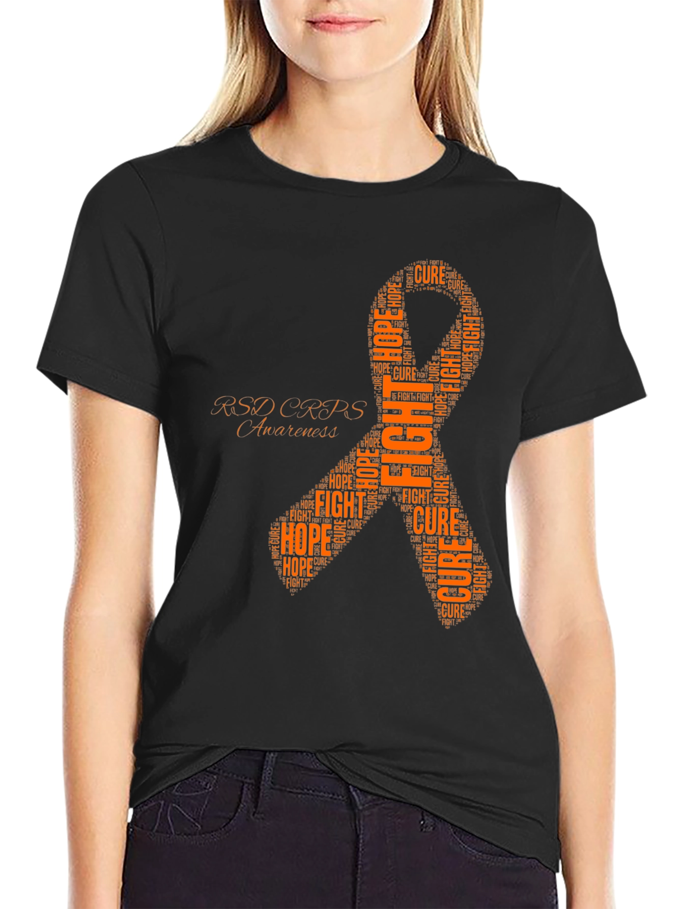 RSD CRPS Awareness T-Shirt Fight Hope Cure