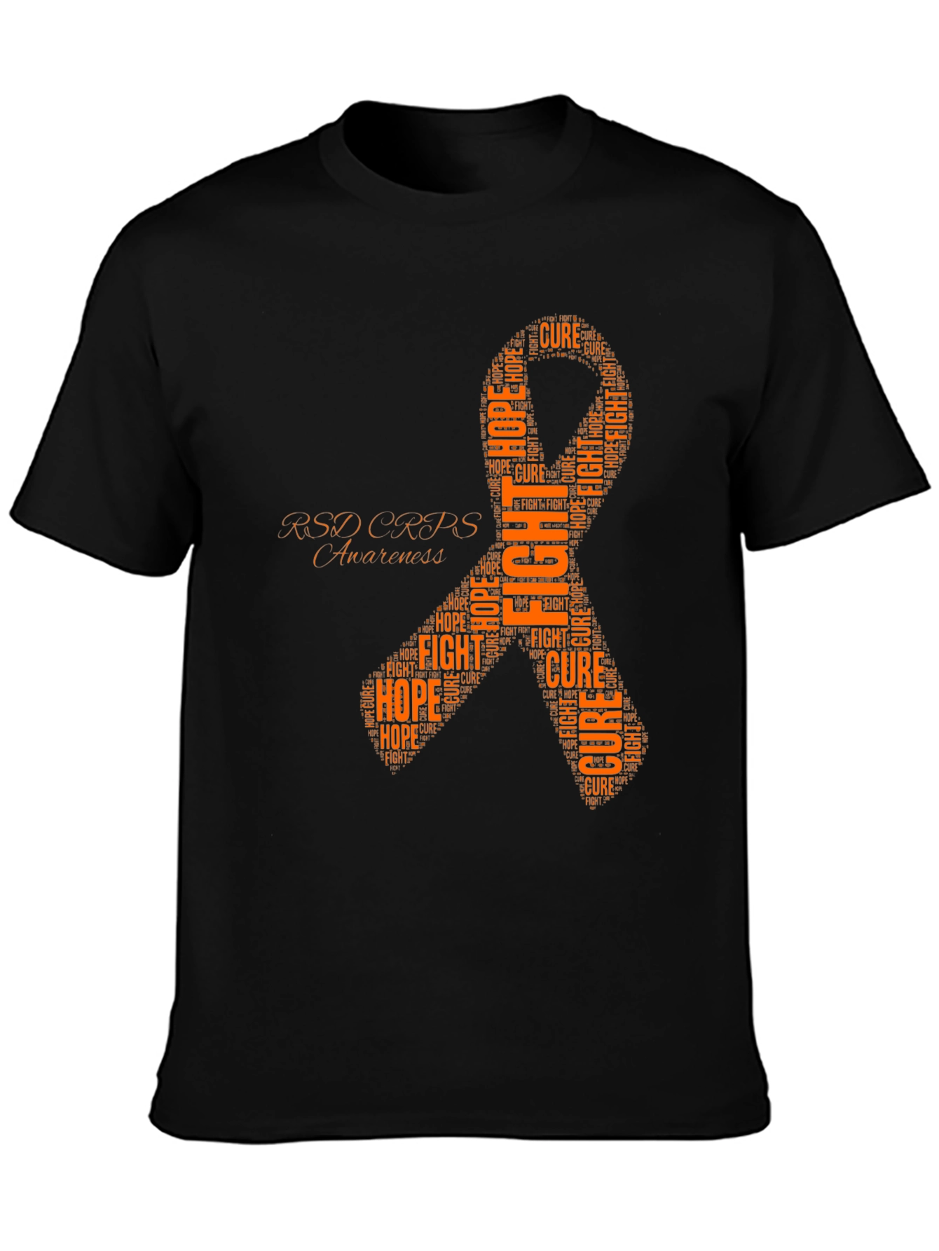 RSD CRPS Awareness T-Shirt Fight Hope Cure