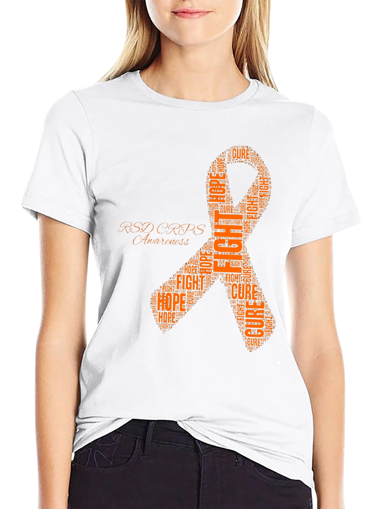 RSD CRPS Awareness T-Shirt Fight Hope Cure