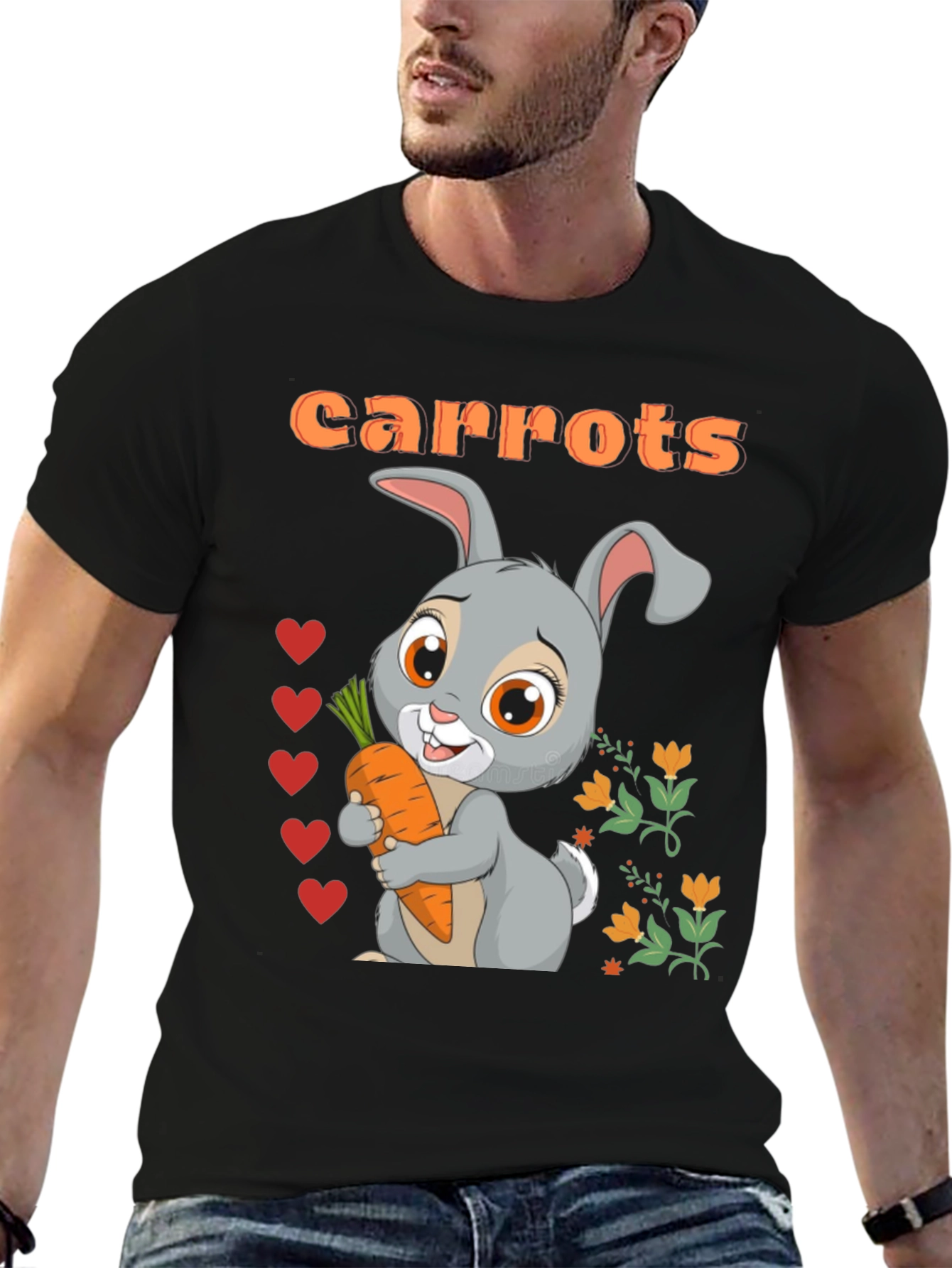 Cute Bunny Carrot T-Shirt