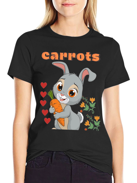 Cute Bunny Carrot T-Shirt