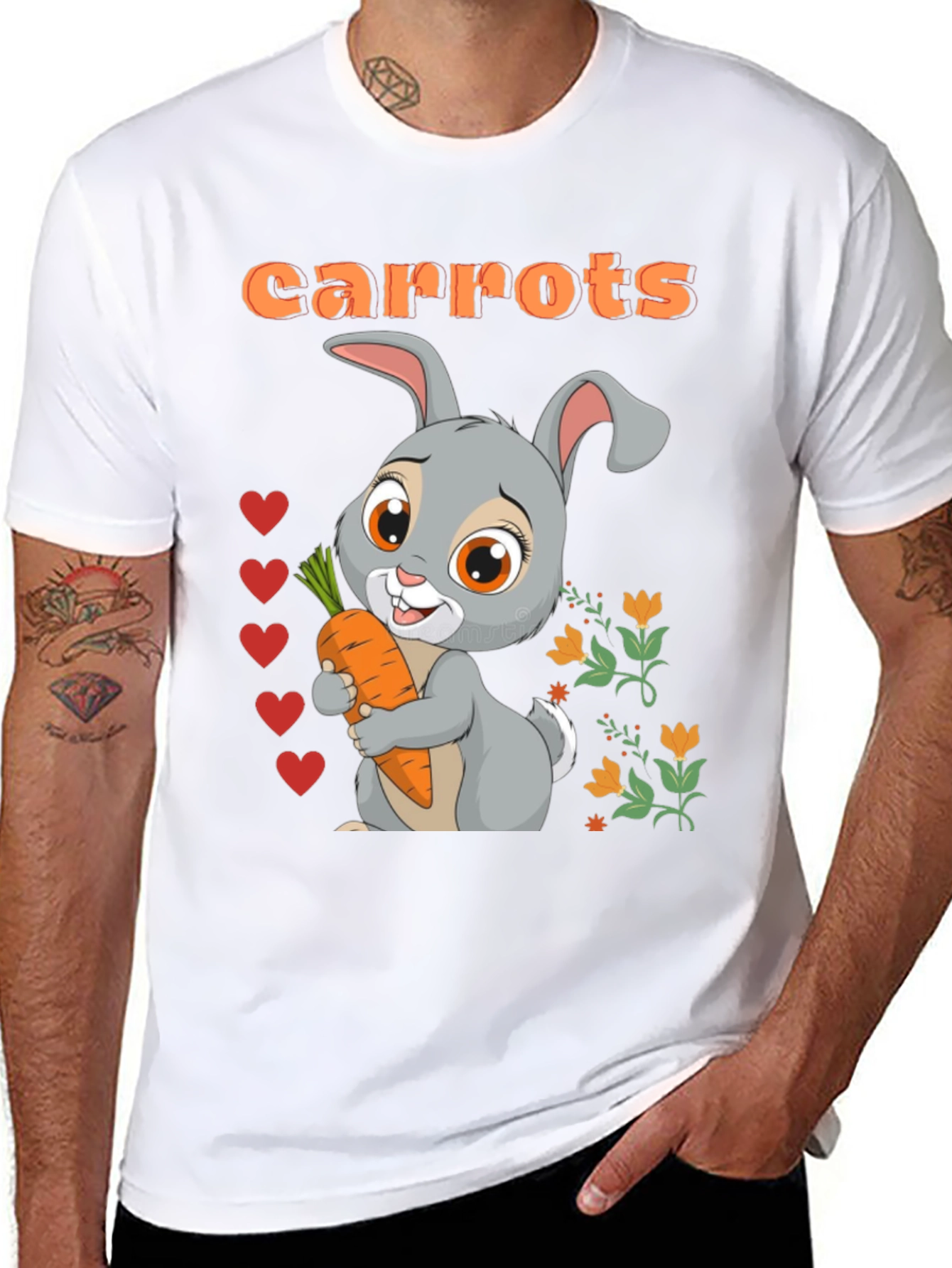Cute Bunny Carrot T-Shirt