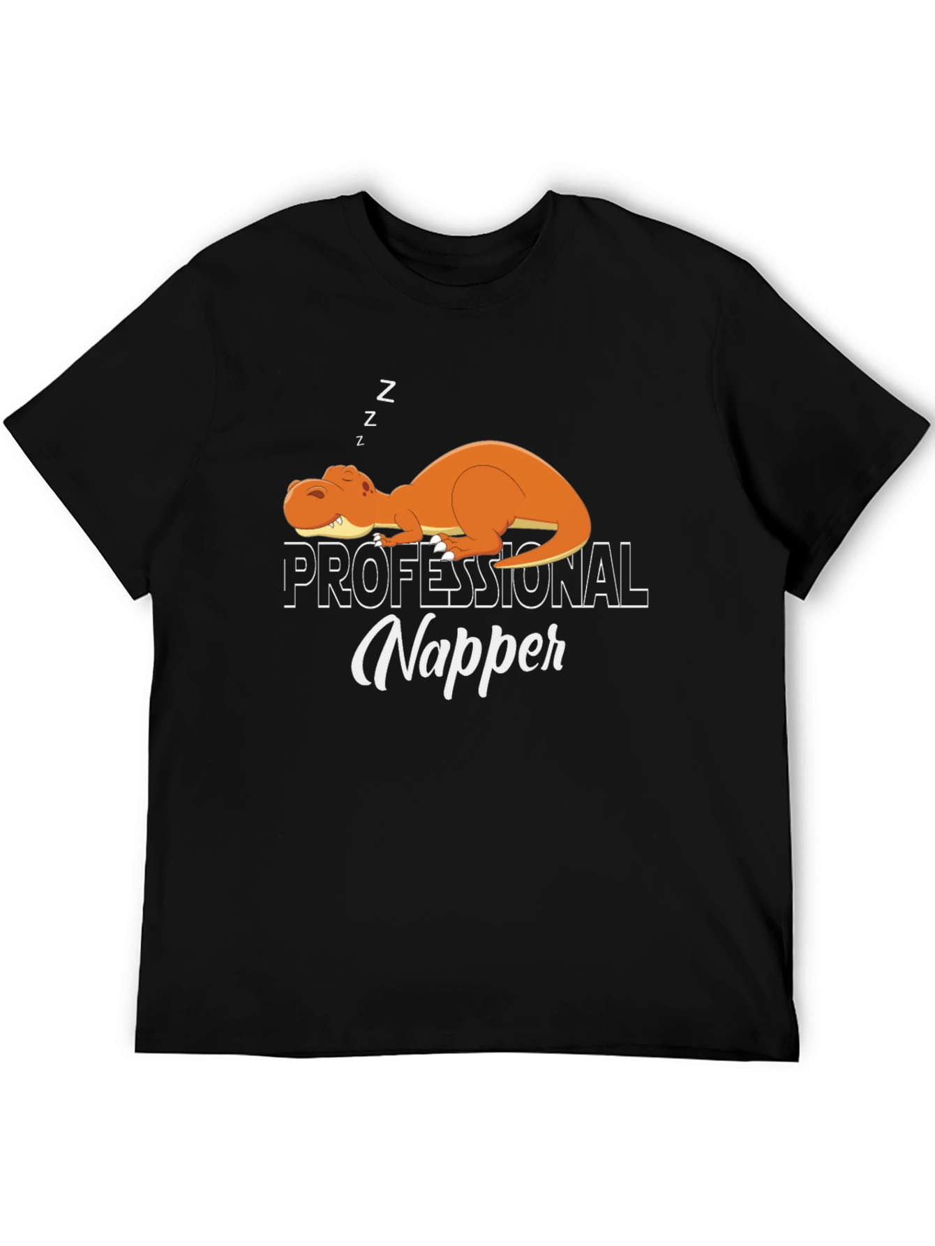 Professional Napper T-Rex Graphic T-Shirt