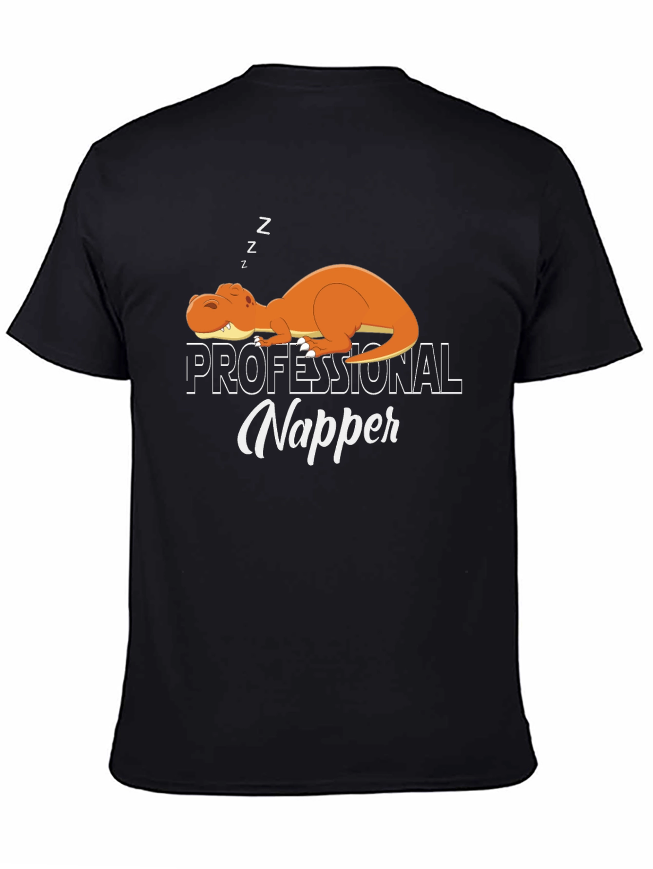 Professional Napper T-Rex Graphic T-Shirt