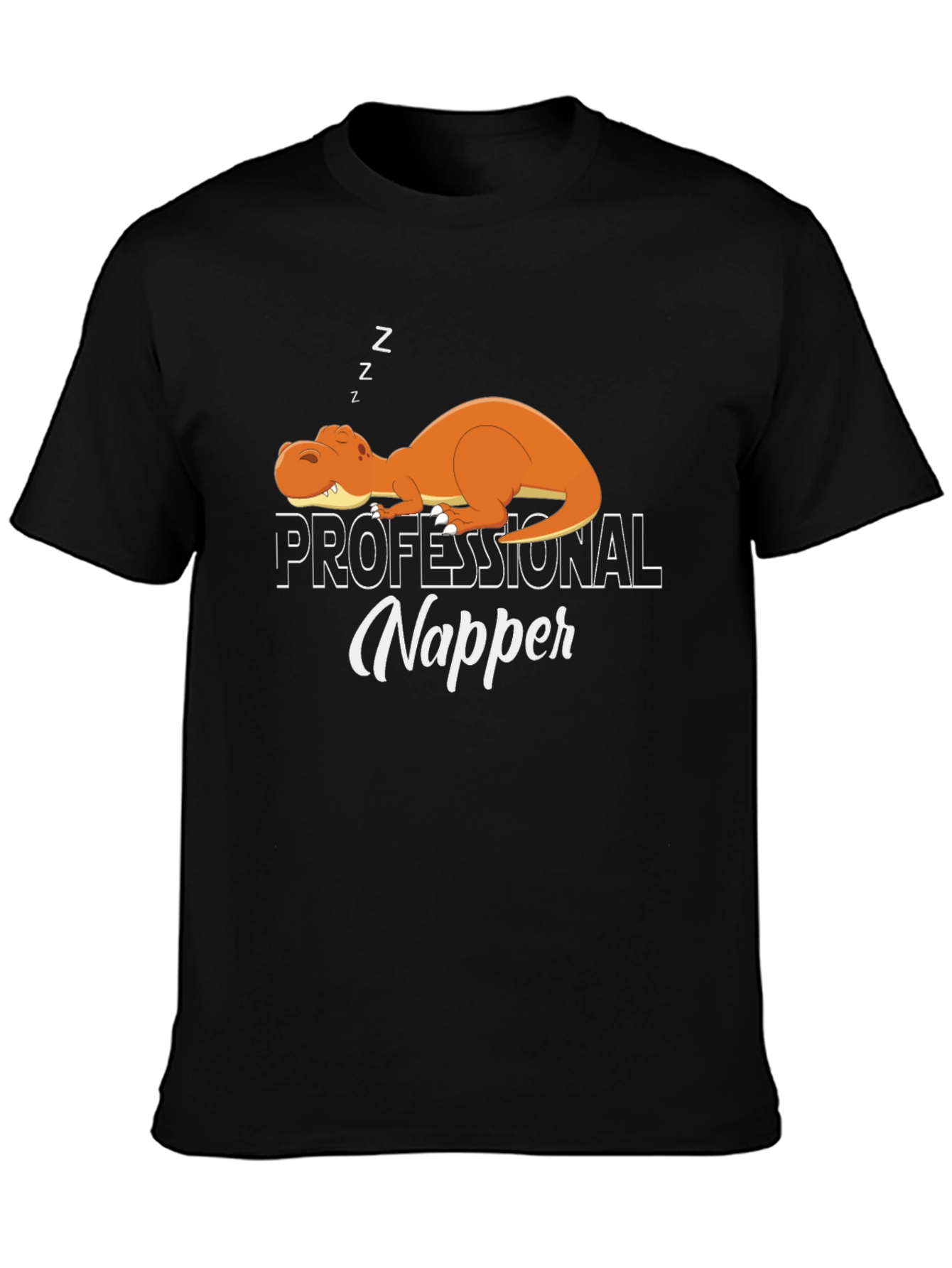 Professional Napper T-Rex Graphic T-Shirt