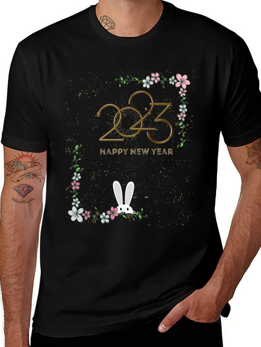 Happy New Year 2023 Rabbit T-Shirt
