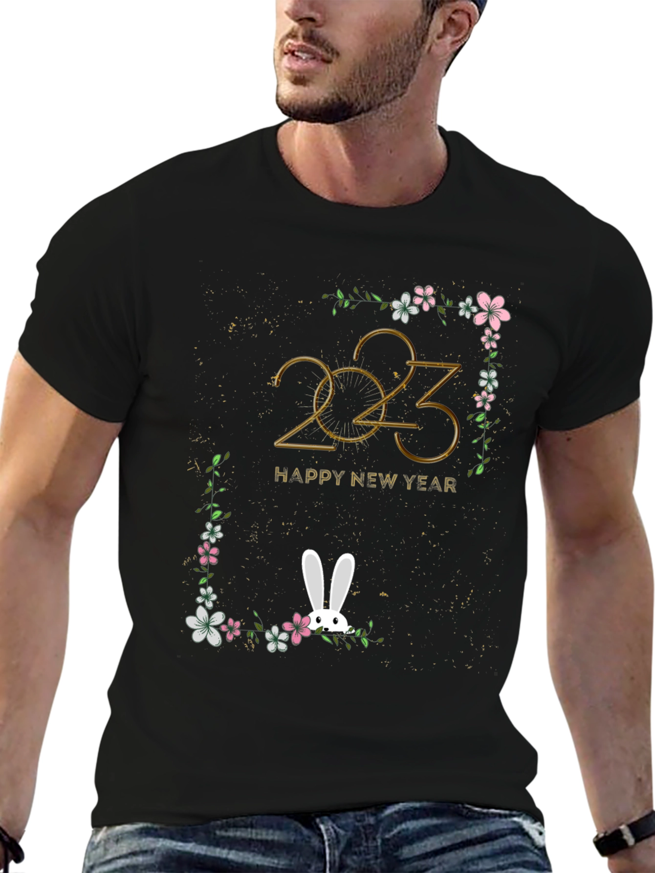 Happy New Year 2023 Rabbit T-Shirt