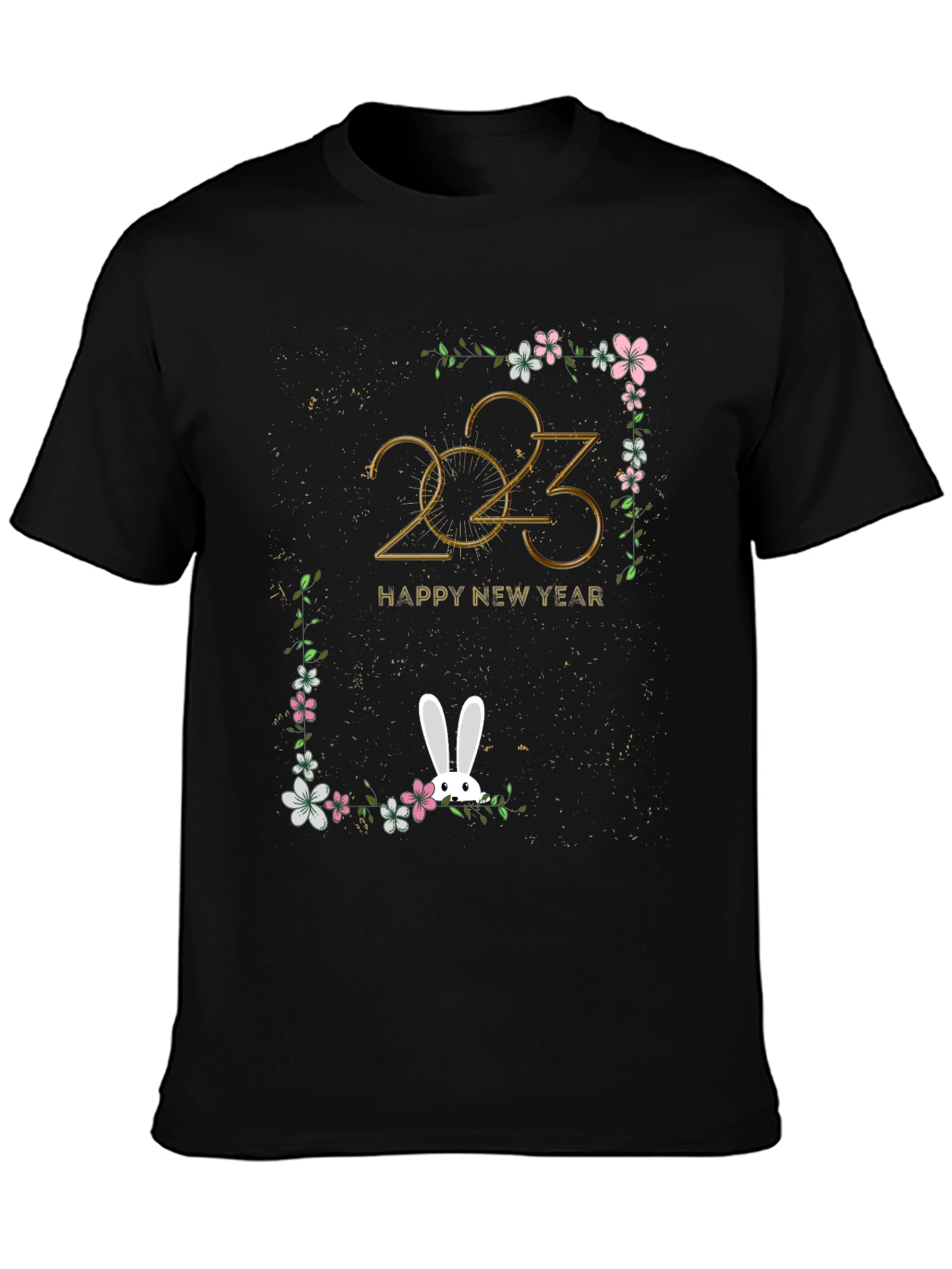 Happy New Year 2023 Rabbit T-Shirt