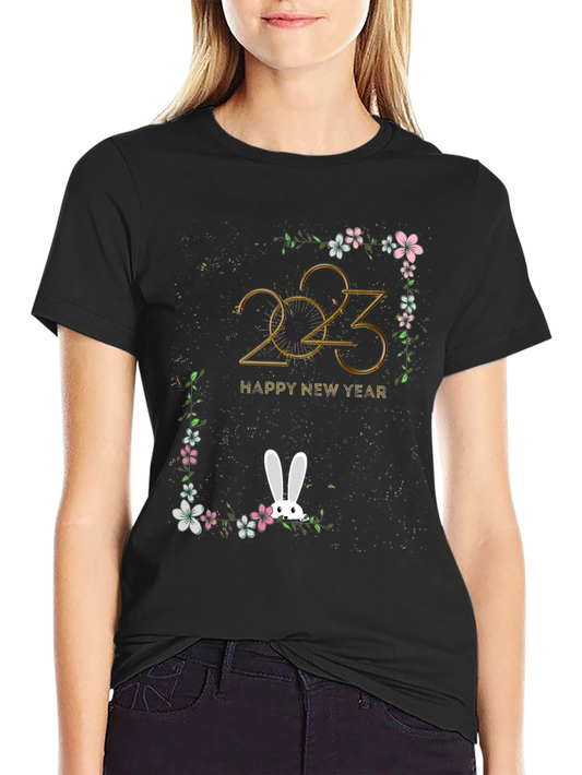 Happy New Year 2023 Rabbit T-Shirt