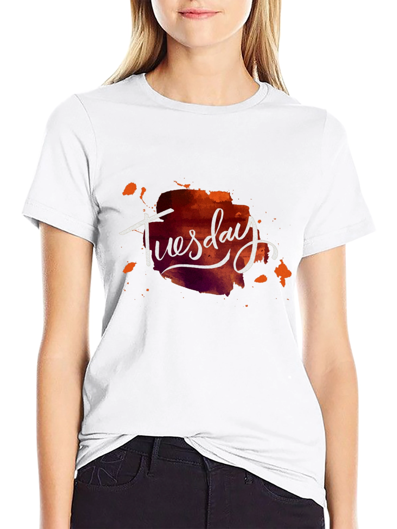 Tuesday Watercolor Graphic T-Shirt