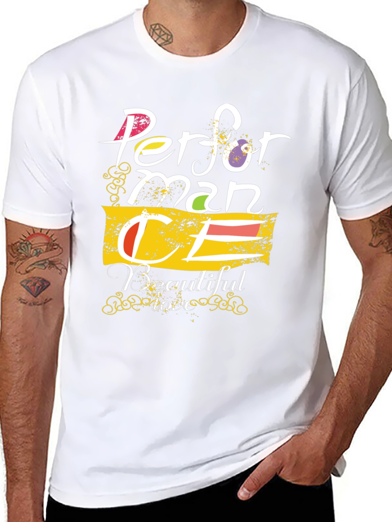 Performance Beautiful Love Graphic Tee