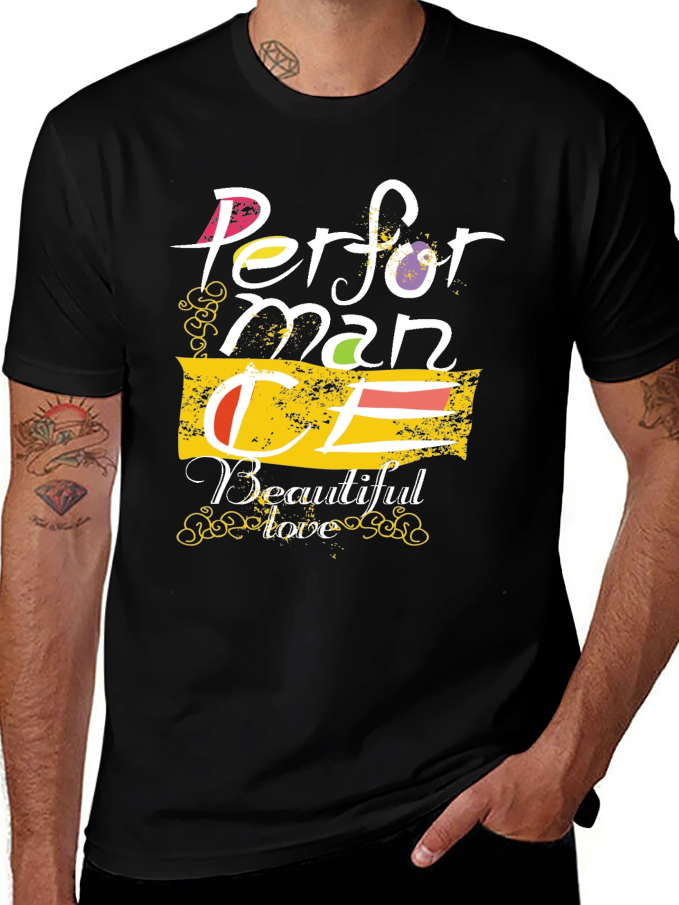 Performance Beautiful Love Graphic Tee