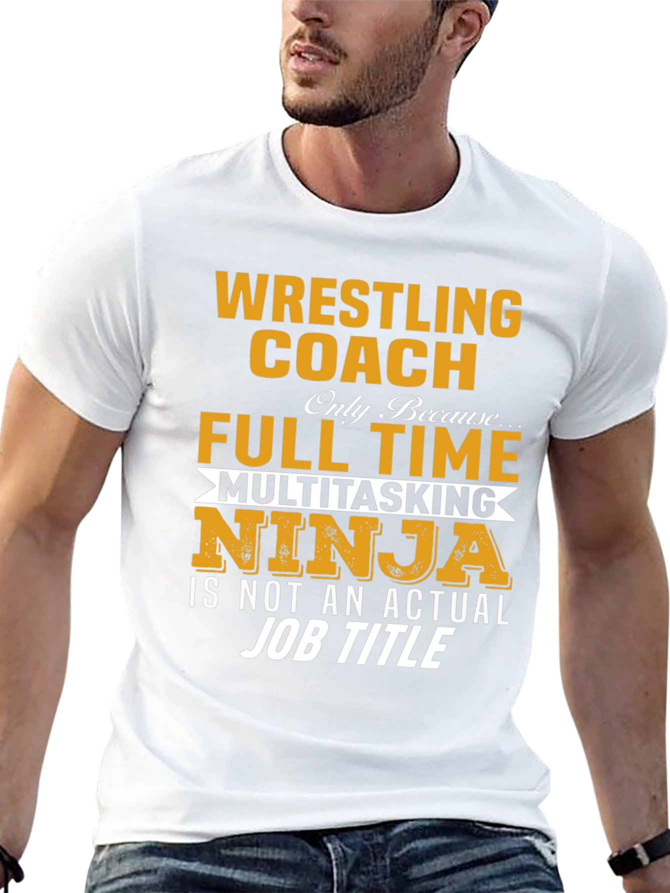 Wrestling Coach Multitasking Ninja T-Shirt