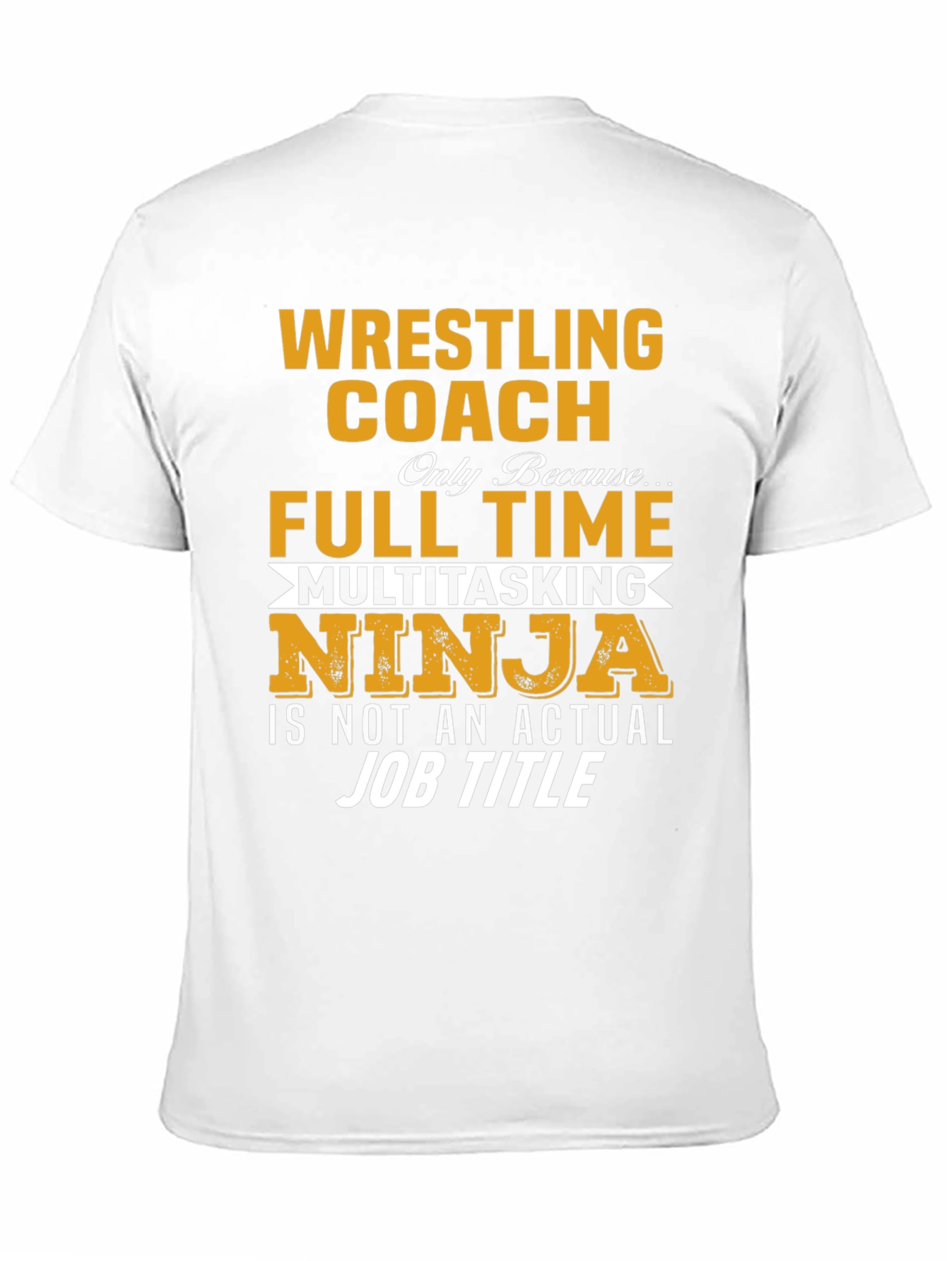Wrestling Coach Multitasking Ninja T-Shirt