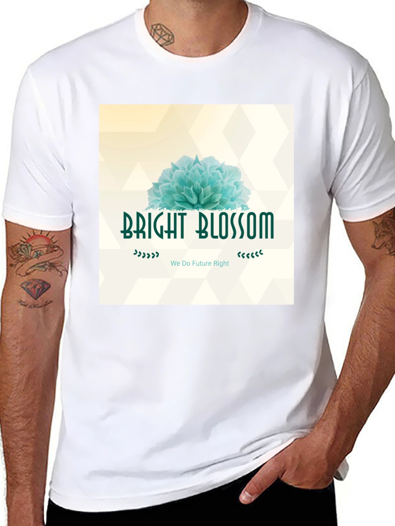 Bright Blossom Graphic T-Shirt - Stylish & Comfortable