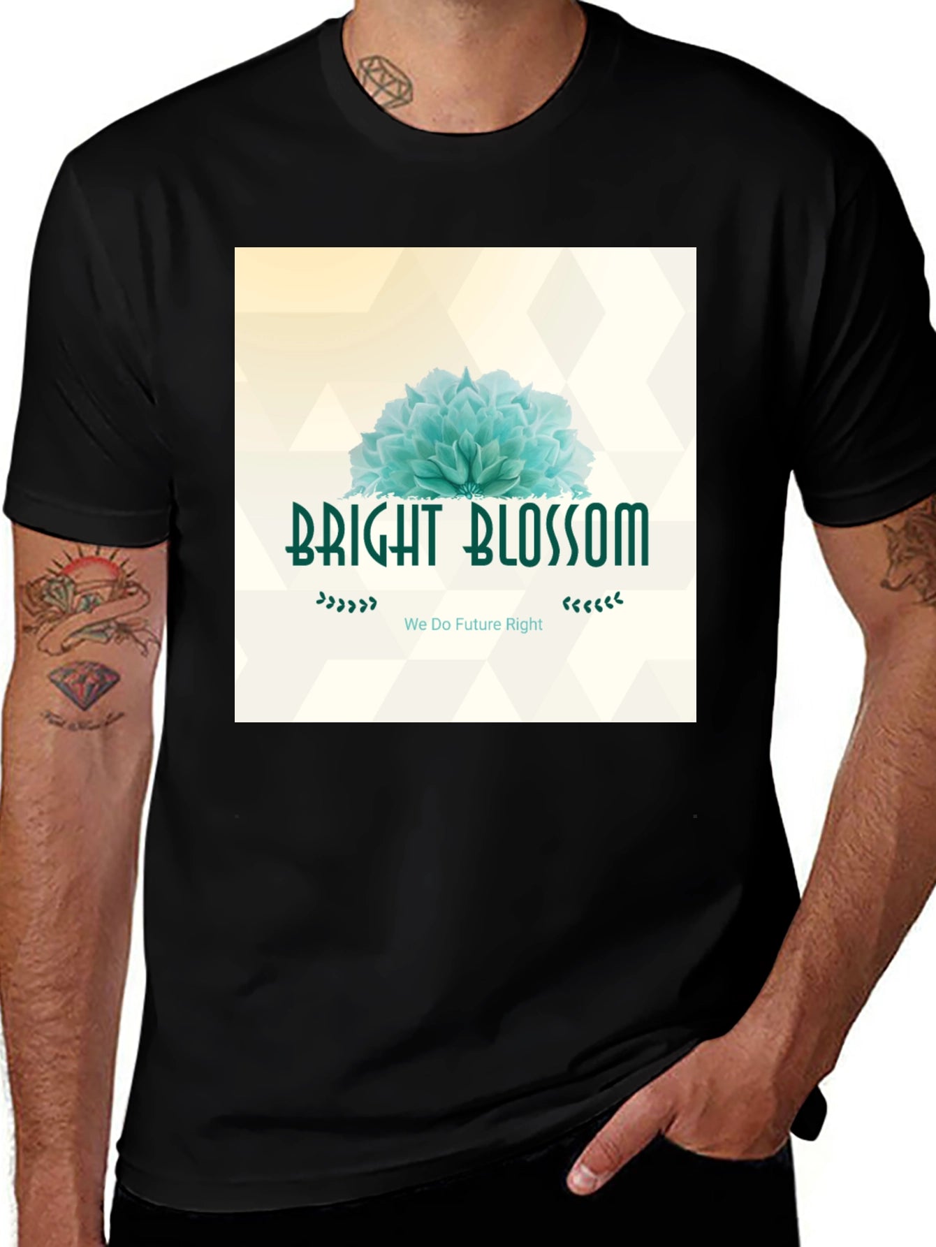 Bright Blossom Graphic T-Shirt - Stylish & Comfortable