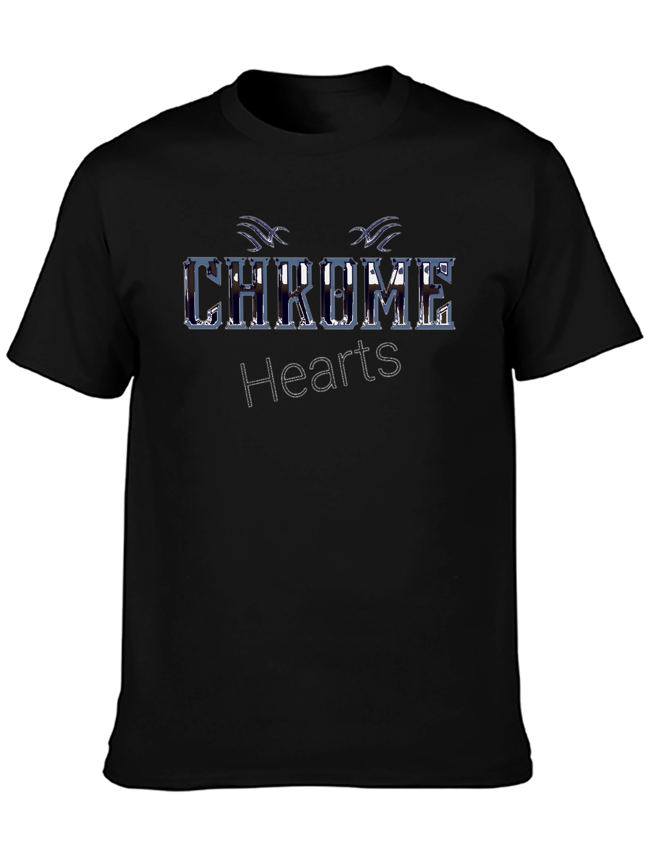 Chrome Hearts Inspired Mens Black T-Shirt